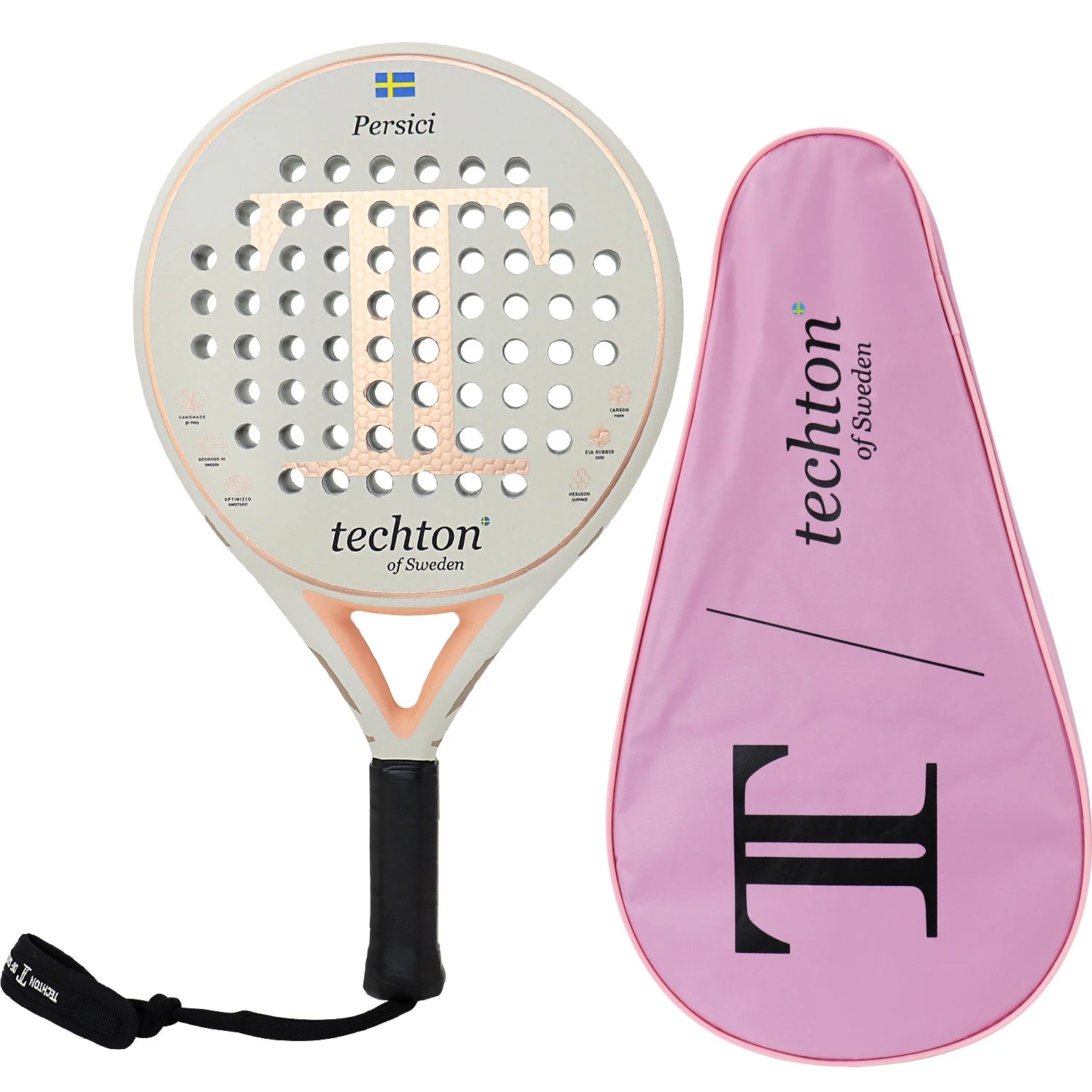 Techton of Sweden P46 Round Shape Racket